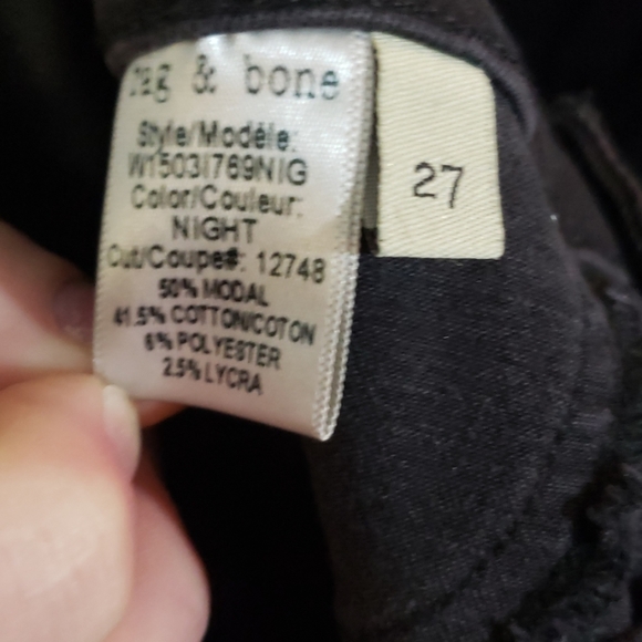 TODAY⚡️HP🥳RAG & BONE DISTRESSED LEGGING SZ 27 - Picture 8 of 9